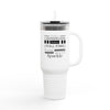 Chandelier Duties Insulated Travel Mug, Sparkle Design, 40oz Coffee Cup, Gift for Home Office, Reusable Tumbler, Birthday Gift, [...]